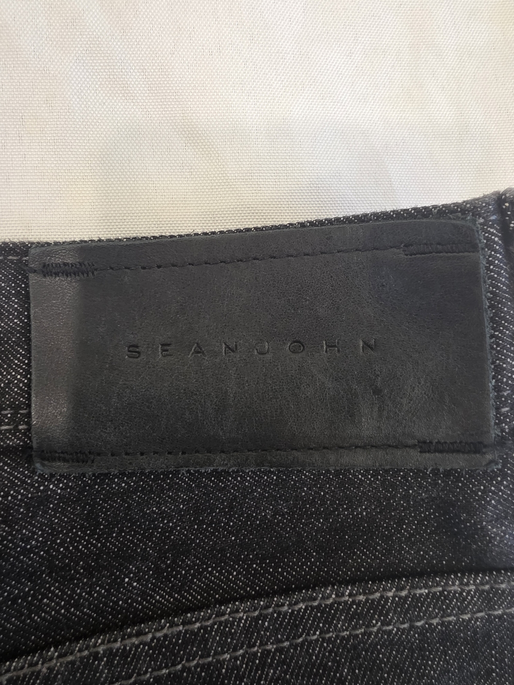 Sean John Hamilton Relaxed Fit Denim Stone Black Wash Jeans Men W38 L34